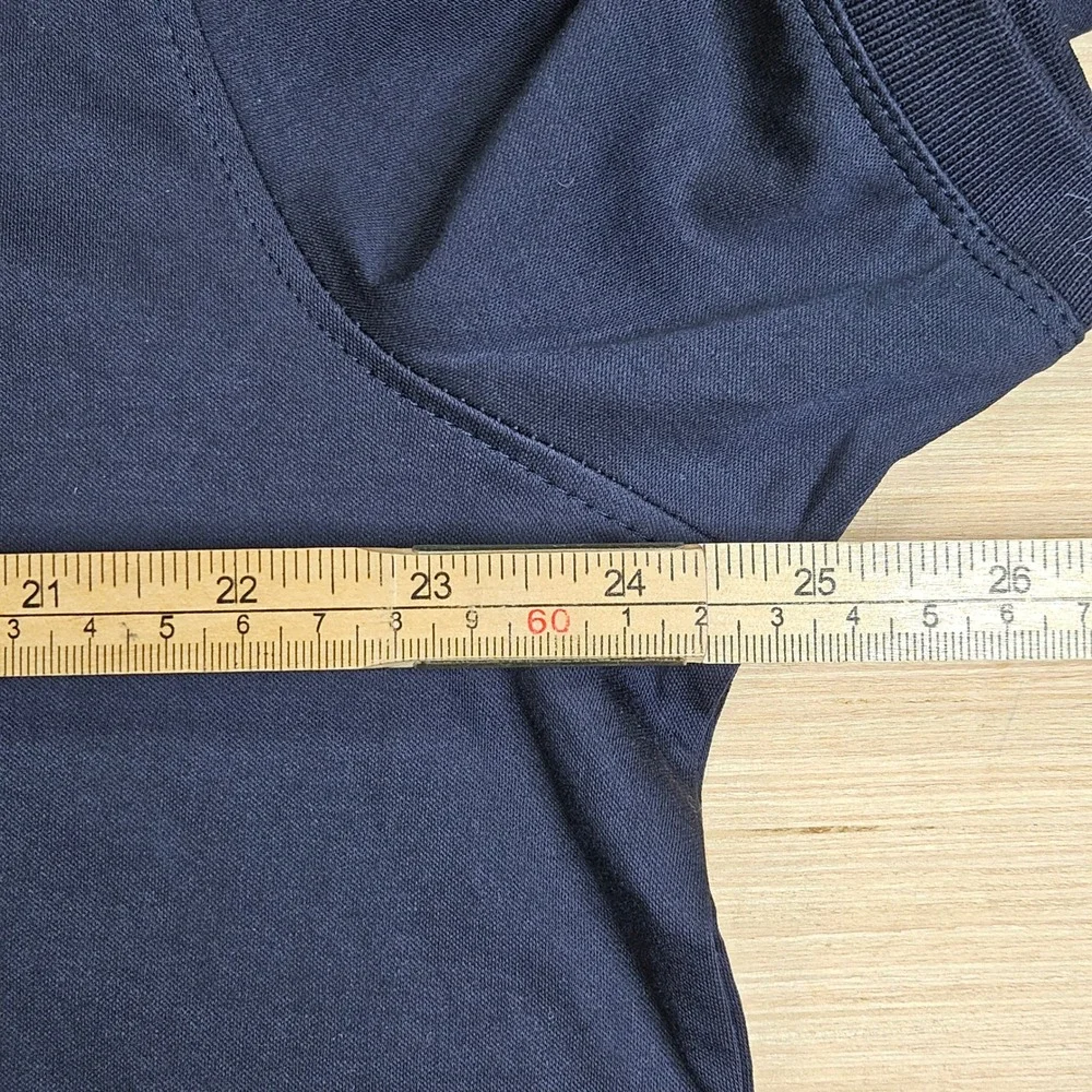 Banana Republic Luxe Touch Polo Men XL Navy Short Sleeve Cotton NEW